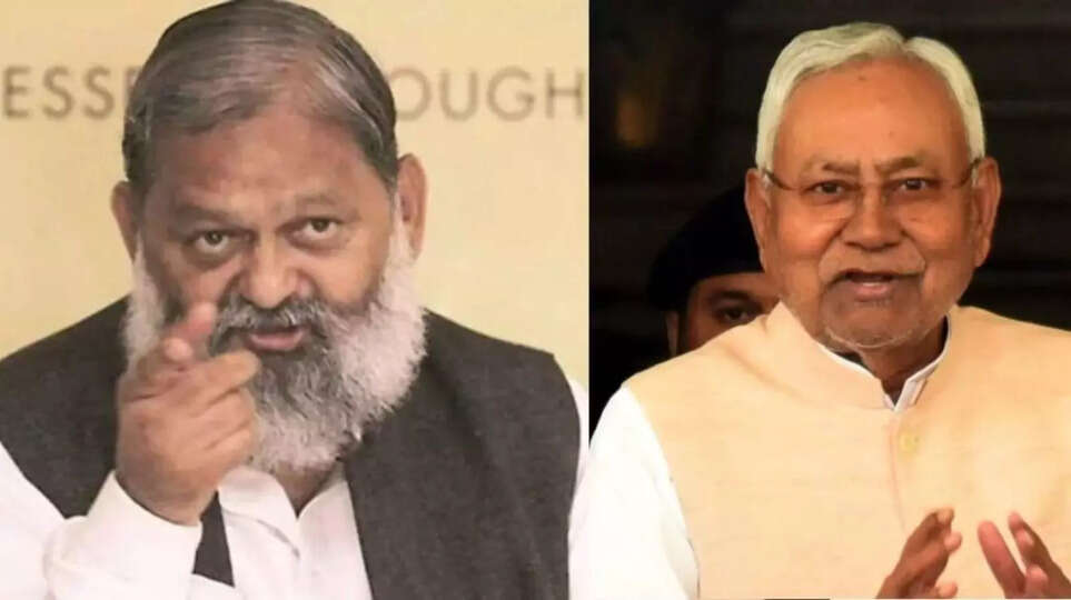 बिहार में सीएम नीतीश कुमार के बयान पर अनिल विज भड़क गए, कहा कि अविश्वास प्रस्ताव पारित होना चाहिए