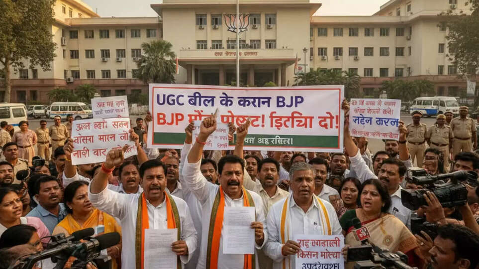क्यों दे रहे हैं बीजेपी नेता इस्तीफा, यूजीसी की नई नीतियों पर विवाद क्या है, यूपी बीजेपी में इस्तीफों का दौर
