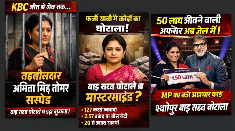 Sheopur flood relief scam