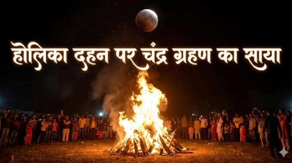 Holi 2026 date in India, Lunar Eclipse 3 March 2026, Holika Dahan puja vidhi, Grahan effect on Holi, भद्रा काल होलिका दहन 2026, चंद्र ग्रहण सूतक काल समय
