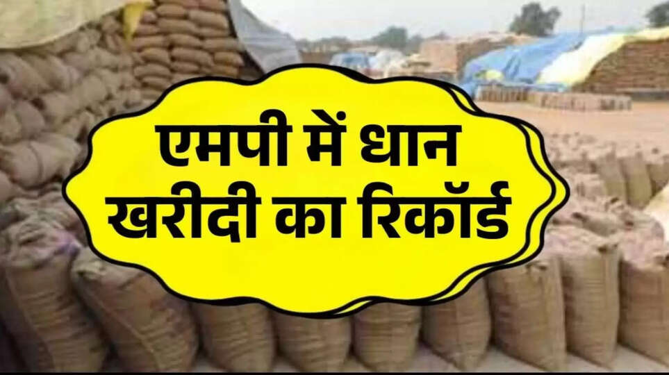 ​धान का समर्थन मूल्य MP